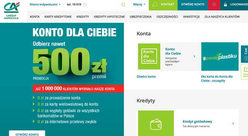 Informacje ogólne - Credit Agricole