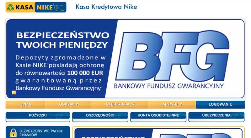 Informacje ogólne - Kasa Kredytowa Nike