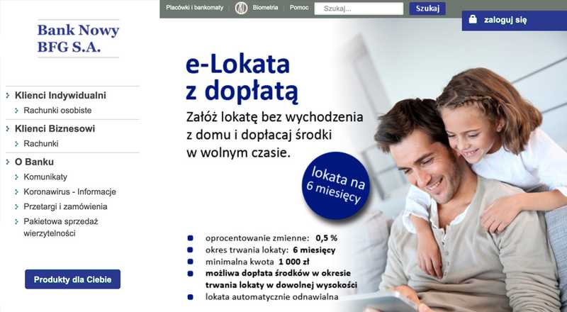 Informacje ogólne - Bank Nowy